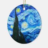 Van Gogh Sterrennacht Keramisch Ornament (Links)