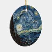Van Gogh Sterrennacht Keramisch Ornament (Rechts)