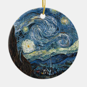 Van Gogh Sterrennacht Keramisch Ornament