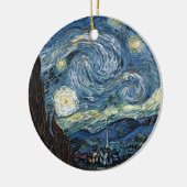 Van Gogh Sterrennacht Keramisch Ornament (Links)