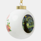 Van Gogh: Sterrennacht Keramische Bal Ornament (Links)