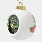 Van Gogh: Sterrennacht Keramische Bal Ornament (Rechts)