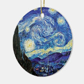 Van Gogh - Sterrennacht Kerst Ornament (Links)