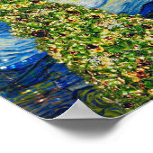 Van Gogh Sterrennacht - kerstboom Poster (Hoek)