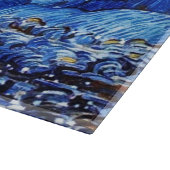 Van Gogh - Sterrennacht - Kerstmis Snijplank (Hoek)