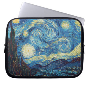 Van Gogh Sterrennacht Klassieke Impressionisme Kun Laptop Sleeve