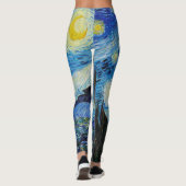 Van Gogh Sterrennacht Leggings (Achterkant)