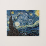 Van Gogh Sterrennacht Legpuzzel<br><div class="desc">Vincent Van Gogh Sterrennacht meesterwerk,   kunstwerk over moderne producten uit Zazilicious</div>