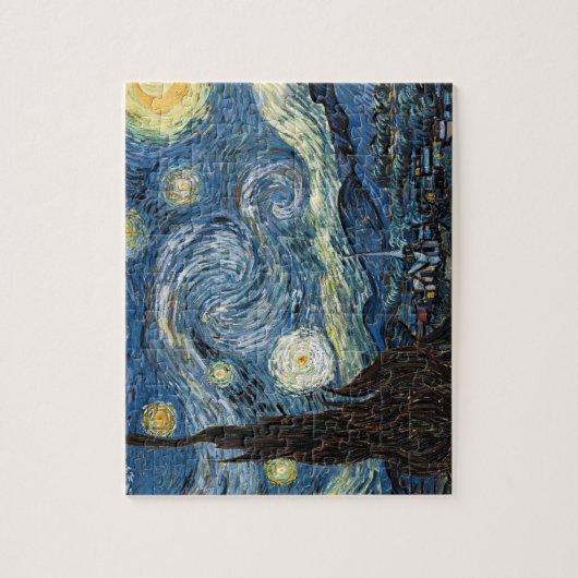 Van Gogh Sterrennacht Legpuzzel (Verticaal)