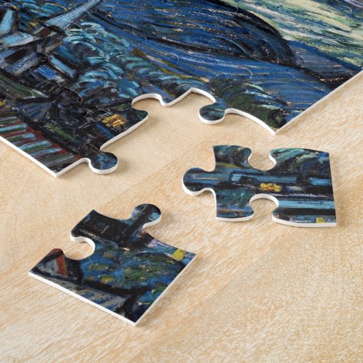 Van Gogh Sterrennacht Legpuzzel (Zijkant)