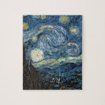 Van Gogh Sterrennacht Legpuzzel<br><div class="desc">Vincent Van Gogh Sterrennacht meesterwerk,   kunstwerk over moderne producten uit Zazilicious</div>