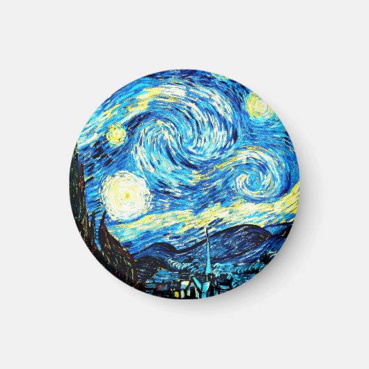 Van Gogh: Sterrennacht Magneet (Voorkant)