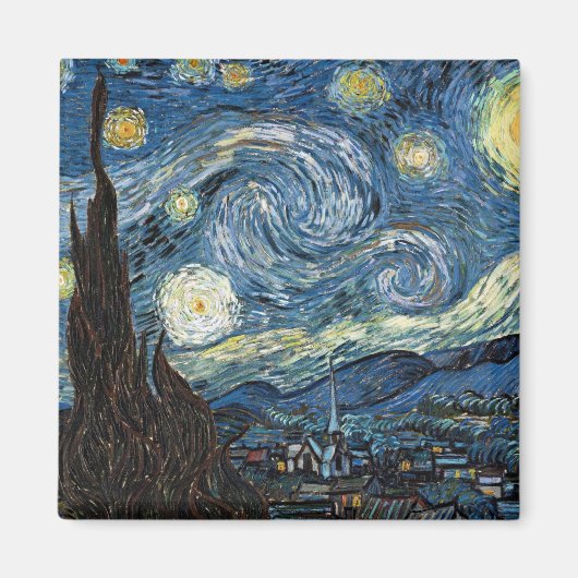 Van Gogh Sterrennacht Magneet (Voorkant)