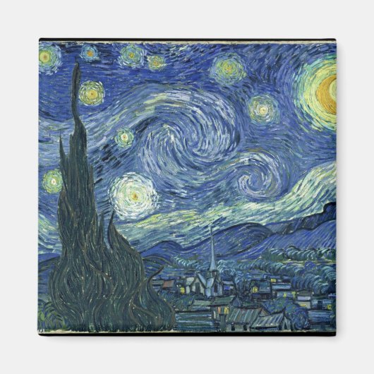 Van Gogh Sterrennacht Magneet (Voorkant)