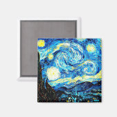 Van Gogh: Sterrennacht Magneet (Voorkant / Achterkant)