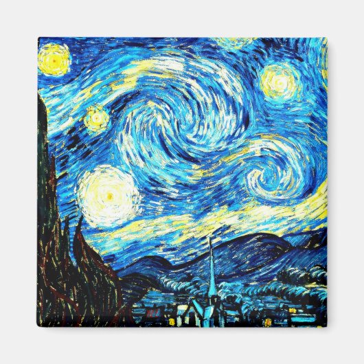 Van Gogh: Sterrennacht Magneet (Voorkant)
