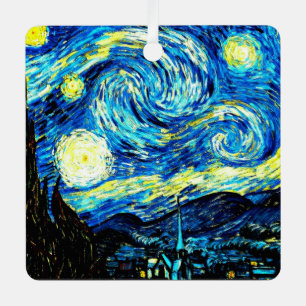 Van Gogh - Sterrennacht Metalen Ornament