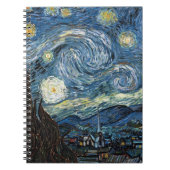 Van Gogh Sterrennacht Notitieboek (Voorkant)