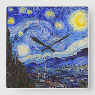 Van Gogh, "Sterrennacht", nr.04 Vierkante Klok