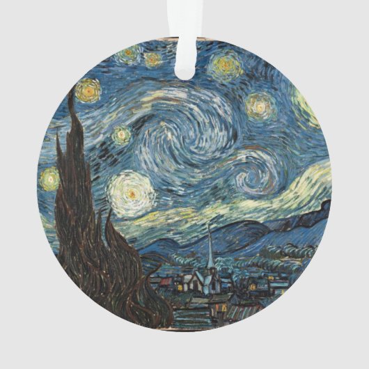 Van Gogh Sterrennacht Ornament (achterkant)