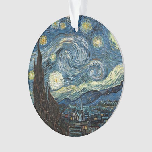 Van Gogh Sterrennacht Ornament (voorkant)