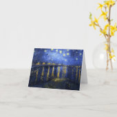 Van Gogh Sterrennacht over de Kaart van de Nota (Gele Bloem)