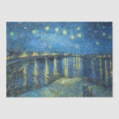 Van Gogh - Sterrennacht over de Rhône Decoupage Tissuepapier (Voorkant)