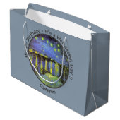 van Gogh Sterrennacht Over de Rhône Feestartikelen Groot Cadeauzakje (Achterkant Gekanteld)