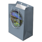 van Gogh Sterrennacht Over de Rhône Feestartikelen Medium Cadeauzakje (Achterkant Gekanteld)