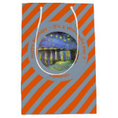 van Gogh Sterrennacht Over de Rhône Feestartikelen Medium Cadeauzakje (Voorkant)