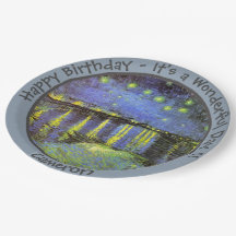 van Gogh Sterrennacht Over de Rhône Feestartikelen