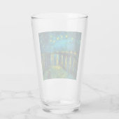 Van Gogh Sterrennacht over de Rhône Glas (Achterkant)