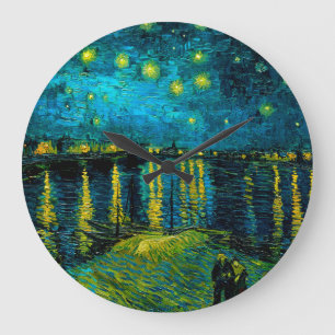 Van Gogh Sterrennacht over de Rhône Grote Klok