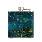 Van Gogh Sterrennacht over de Rhône Heupfles (Achterkant)