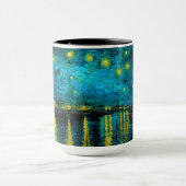 Van Gogh Sterrennacht over de Rhône Mok (Midden)