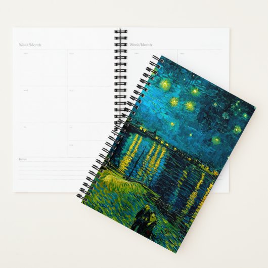 Van Gogh Sterrennacht over de Rhône Planner (Display)