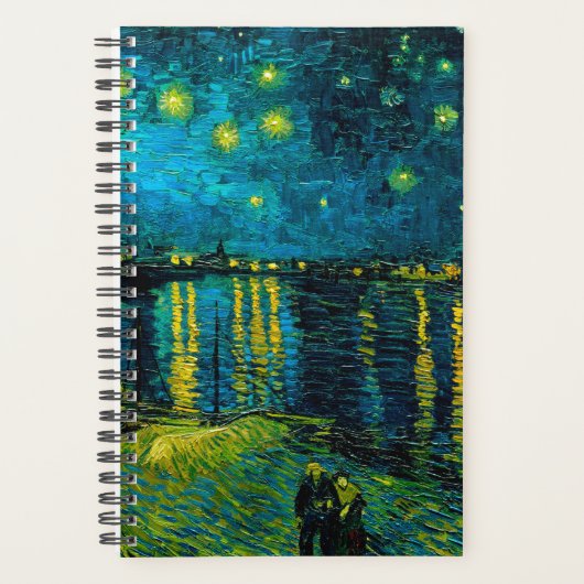 Van Gogh Sterrennacht over de Rhône Planner (Voorkant)