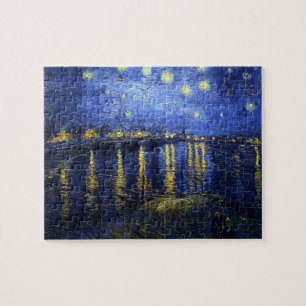 Van Gogh Sterrennacht over de Rhone Puzzle Legpuzzel