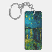 Van Gogh Sterrennacht over de Rhône Sleutelhanger (Voorkant Links)