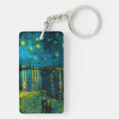 Van Gogh Sterrennacht over de Rhône Sleutelhanger (achterkant)