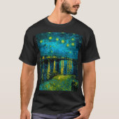 Van Gogh Sterrennacht over de Rhône T-shirt (Voorkant)