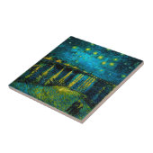 Van Gogh Sterrennacht over de Rhône Tegeltje (Zijkant)