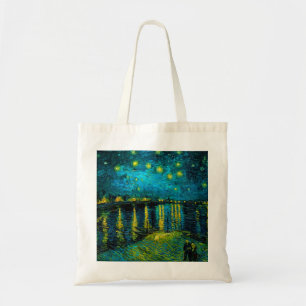 Van Gogh Sterrennacht over de Rhône Tote Bag