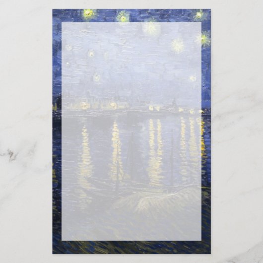 Van Gogh | Sterrennacht over de Rijn | 1888 Briefpapier (Voorkant)