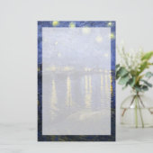 Van Gogh | Sterrennacht over de Rijn | 1888 Briefpapier (Staand voorkant)