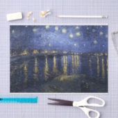 Van Gogh | Sterrennacht over de Rijn | 1888 Tissuepapier (Craft)