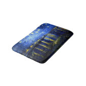 Van Gogh - Sterrennacht over de Rijn Badmat (Gekanteld)