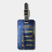Van Gogh: Sterrennacht over de Rijn Bagagelabel (Voorkant verticaal)
