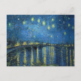 Van Gogh Sterrennacht over de Rijn Briefkaart