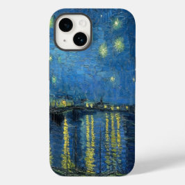 Van Gogh Sterrennacht over de Rijn Case-Mate iPhone 14 Hoesje